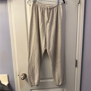 Aerie Offline Light Gray Joggers